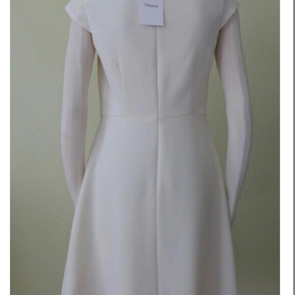 Theory Cap Sleeve Crepe Dress - Picture 3 of 6
